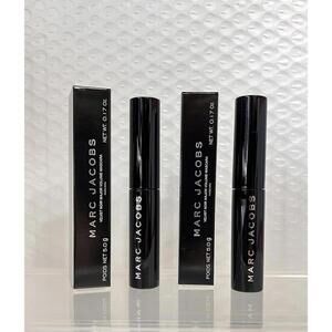 Lot 2x Marc Jacobs Velvet Noir Major Volume Mascara Travel Size 0.17oz/5.0g NIB